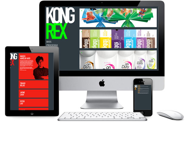 KongRex - programação de layout em XHTML