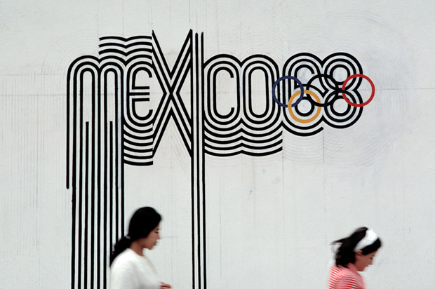 Pictogramas para os Jogos Olímpicos da Cidade do México, 1968. Design