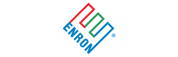 O desenvolvimento do logotipo da Enron custou $33,000